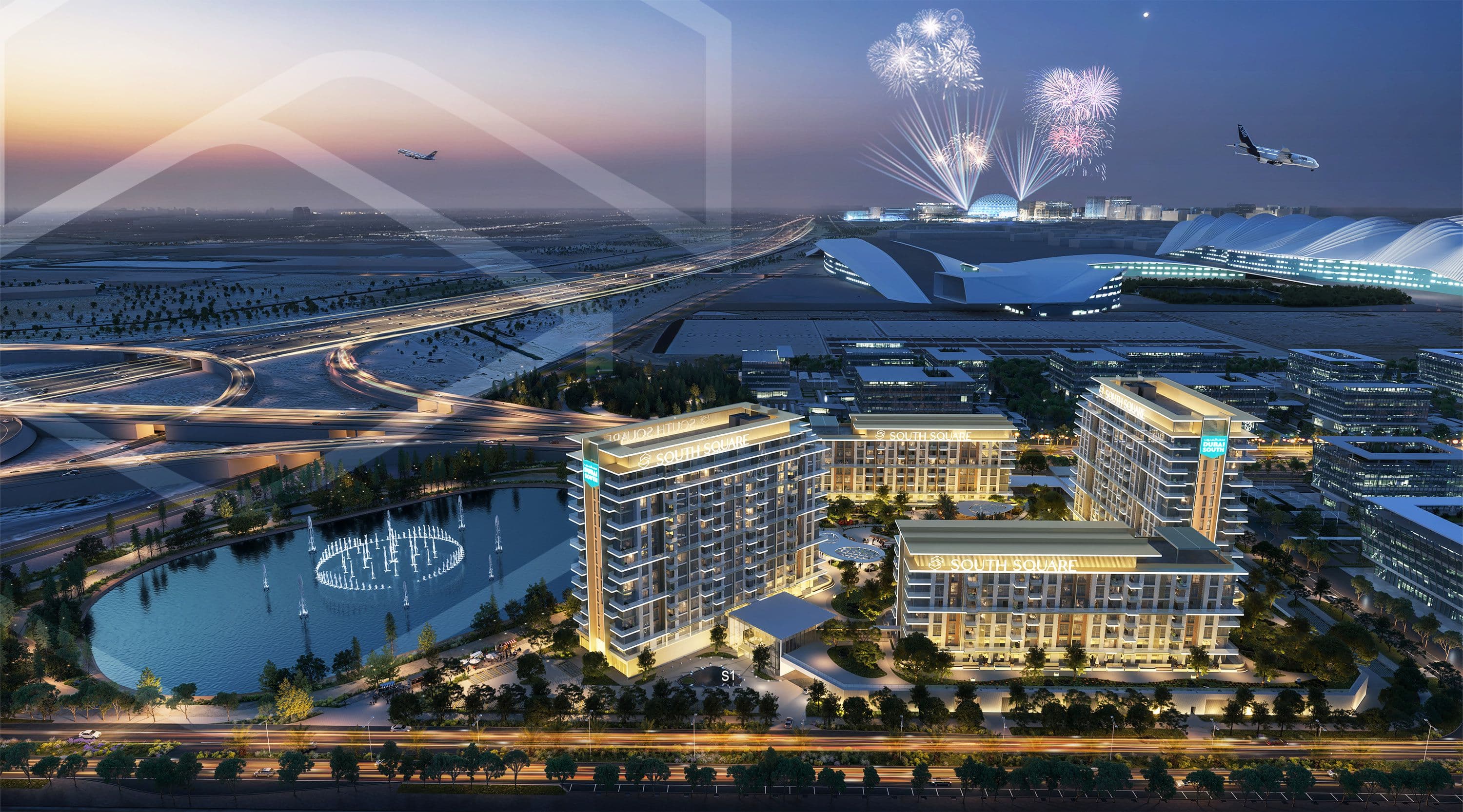 Book with 5% | Flexible Payments | Pay 20% on Completion | Dubai South Living - Gallery 1